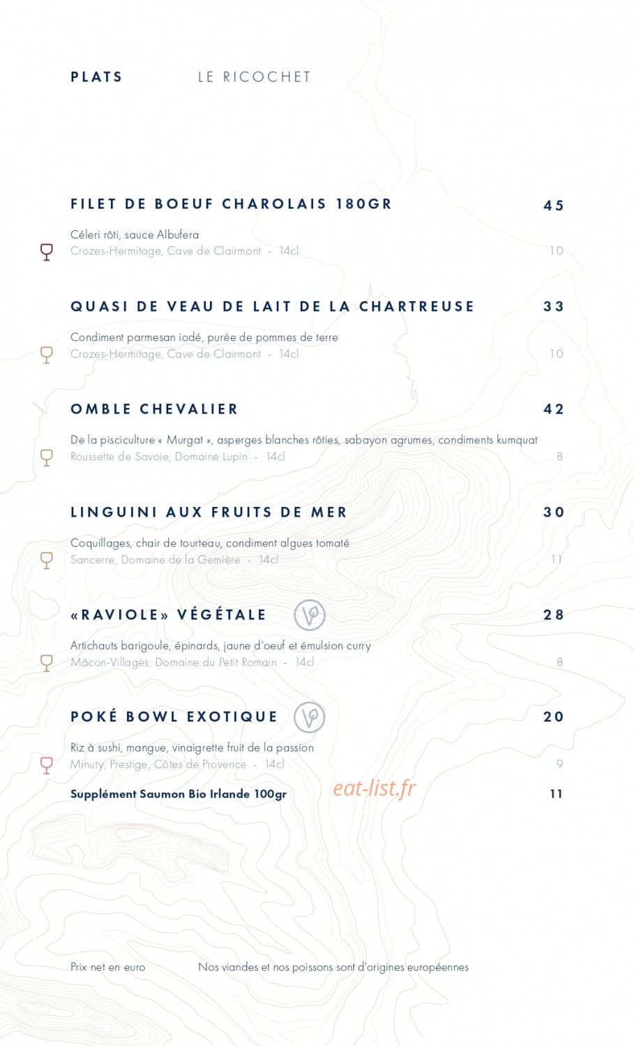 Le Ricochet — carte page 3