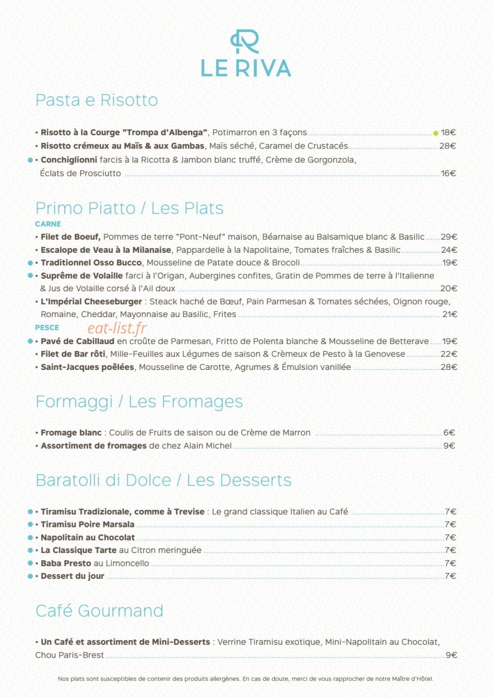 Le Riva — carte page 2