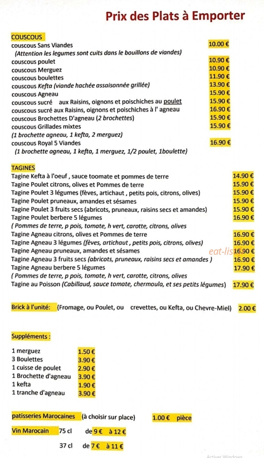 Le Ryad — carte page 5