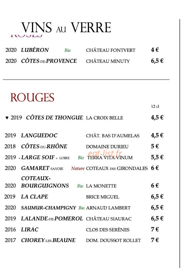 Le Salon Français — carte page 3