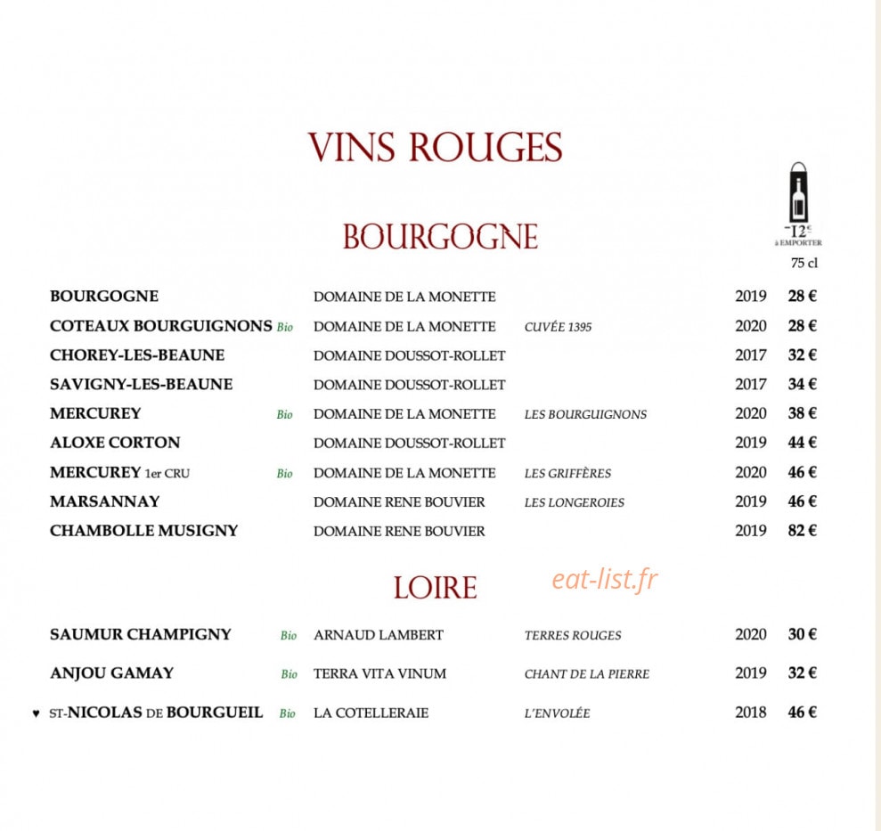 Le Salon Français — carte page 14