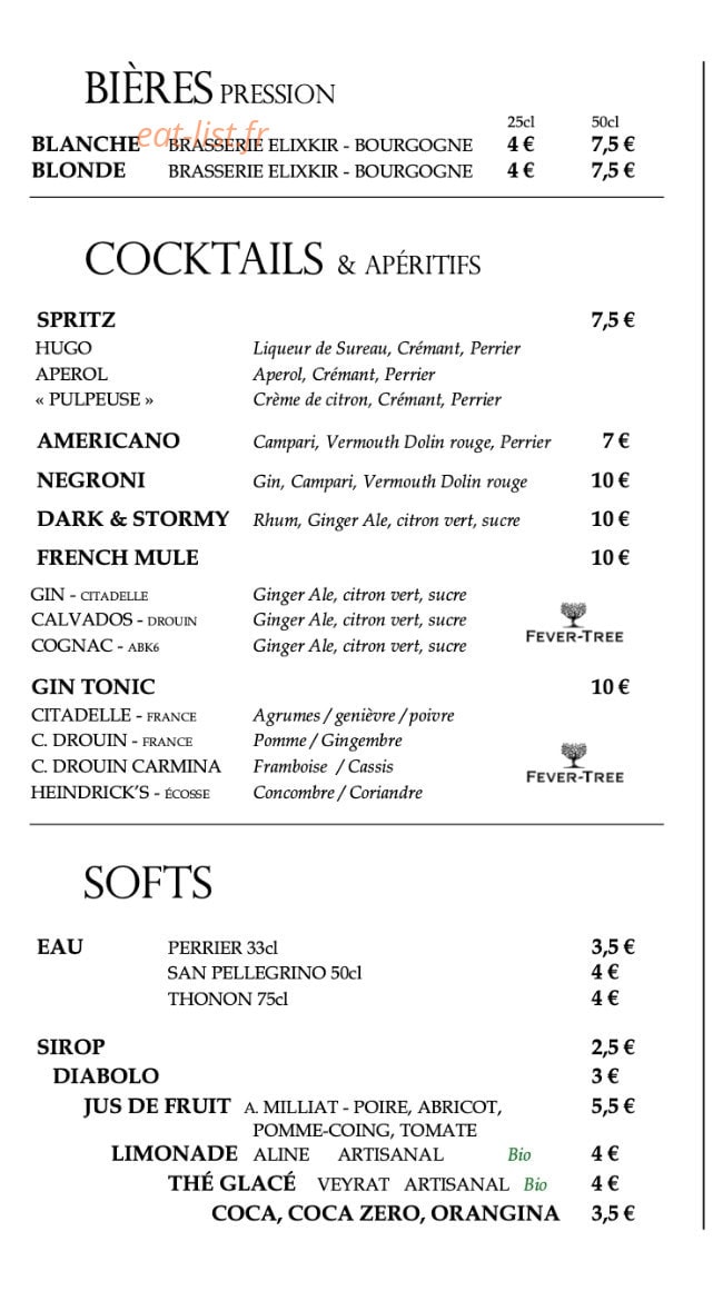 Le Salon Français — carte page 5