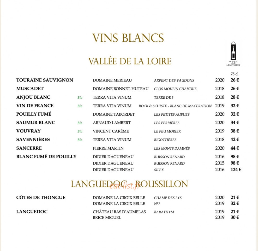 Le Salon Français — carte page 11