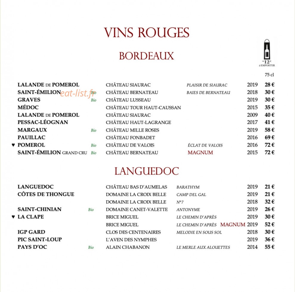 Le Salon Français — carte page 15