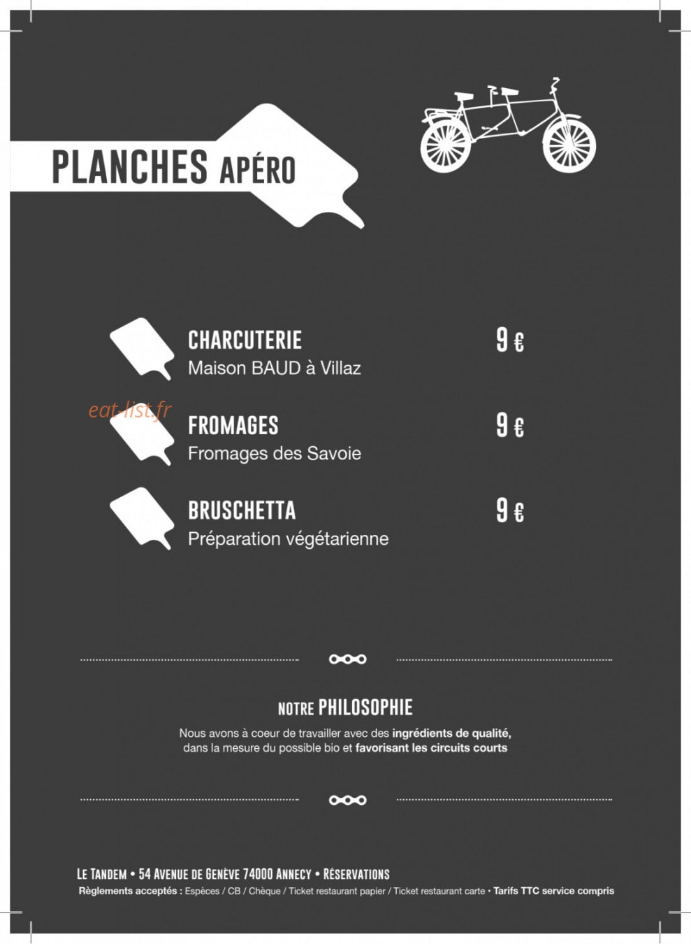Le Tandem — carte page 5