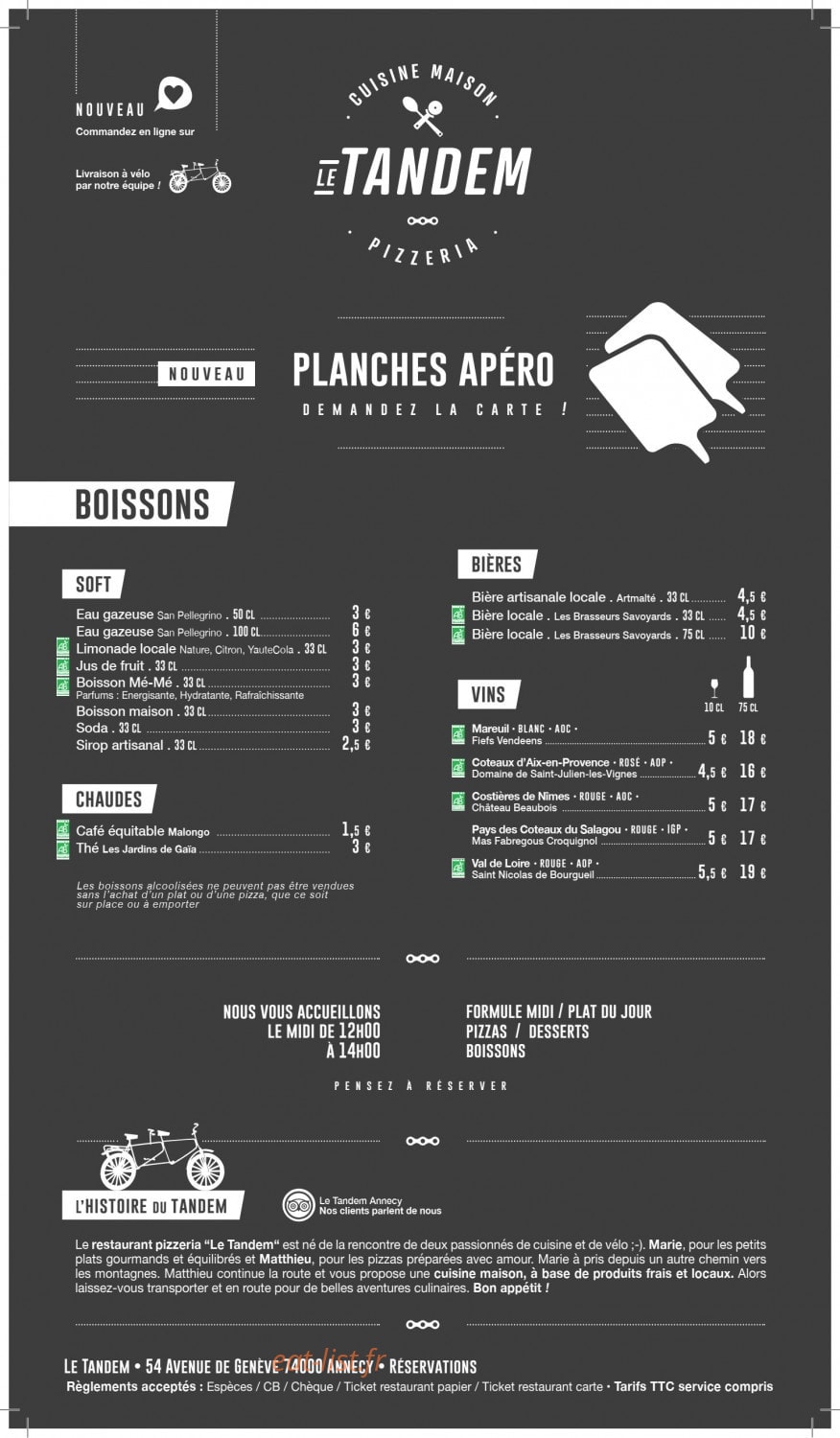 Le Tandem — carte page 4