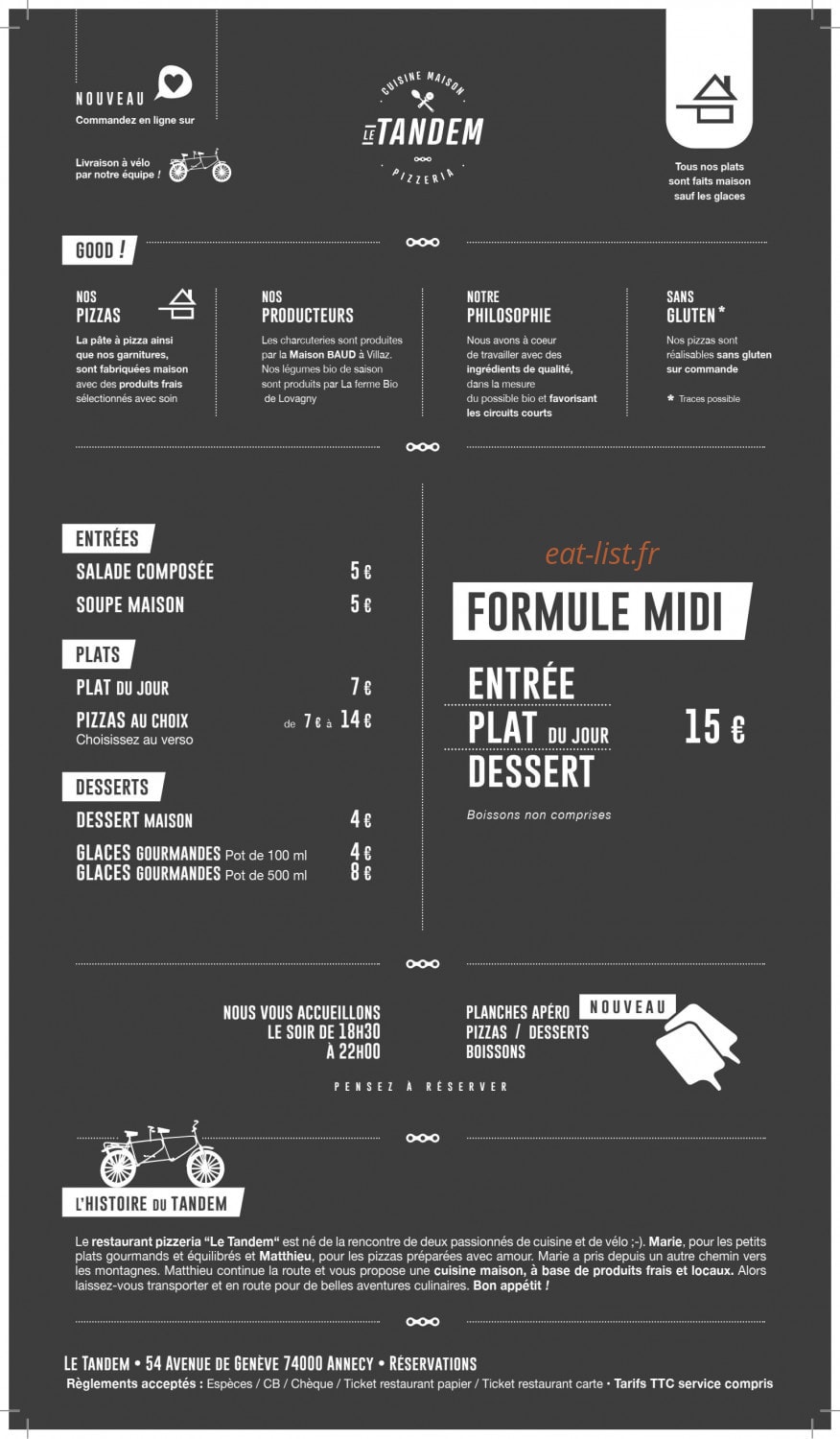 Le Tandem — carte page 2