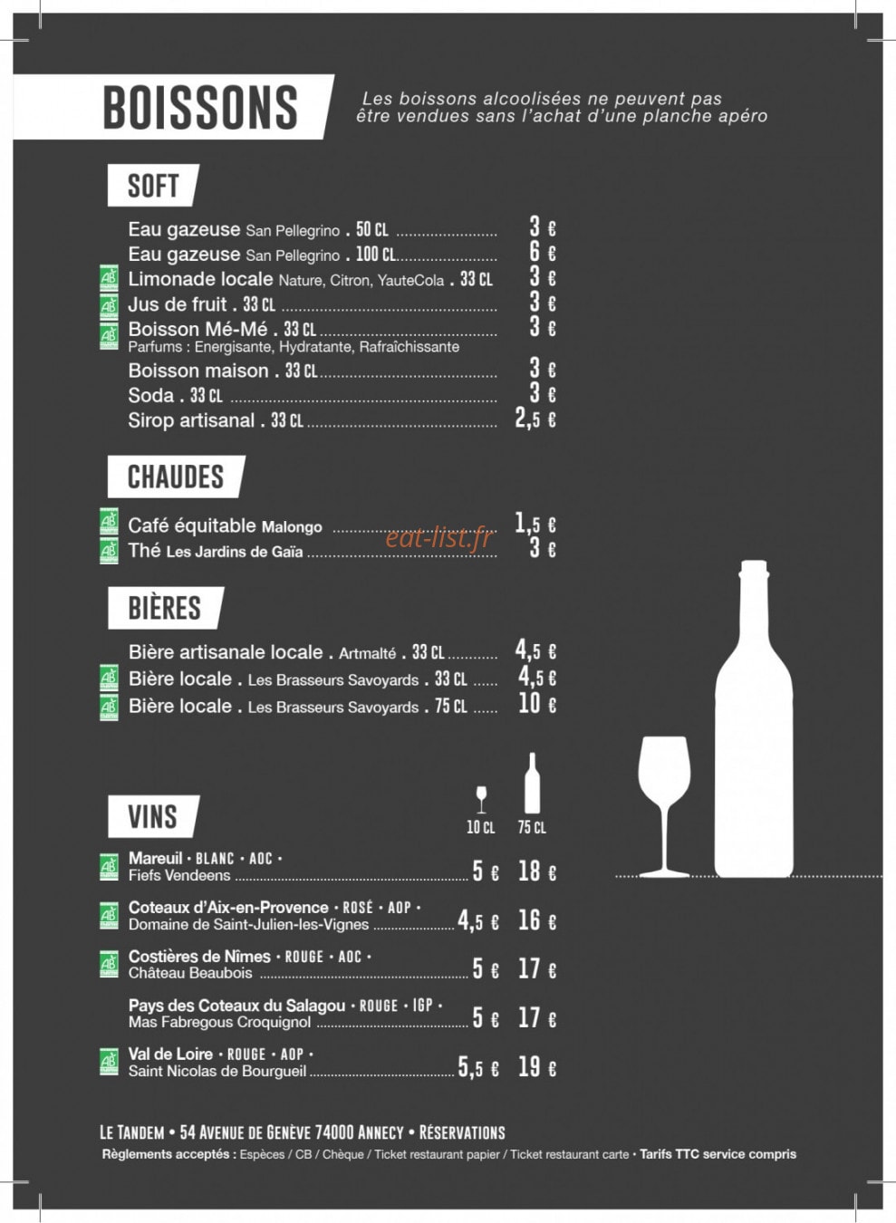 Le Tandem — carte page 6