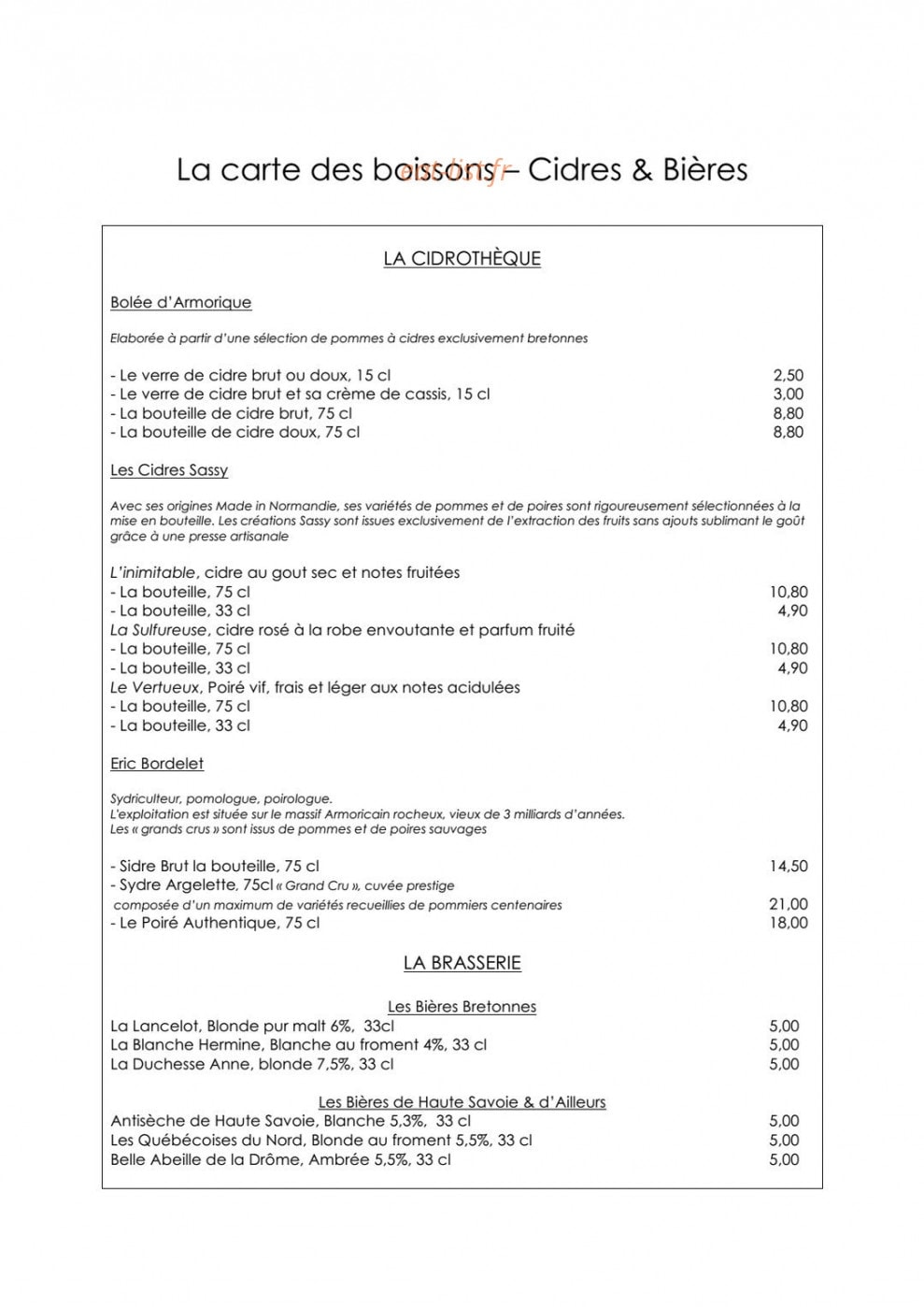 Le tanoué — carte page 5