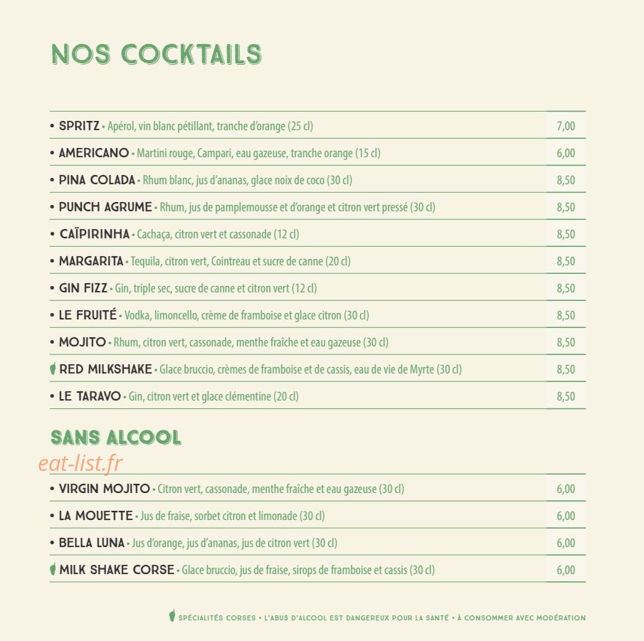 Le taravo — carte page 15