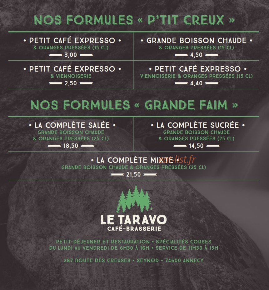 Le taravo — carte page 3