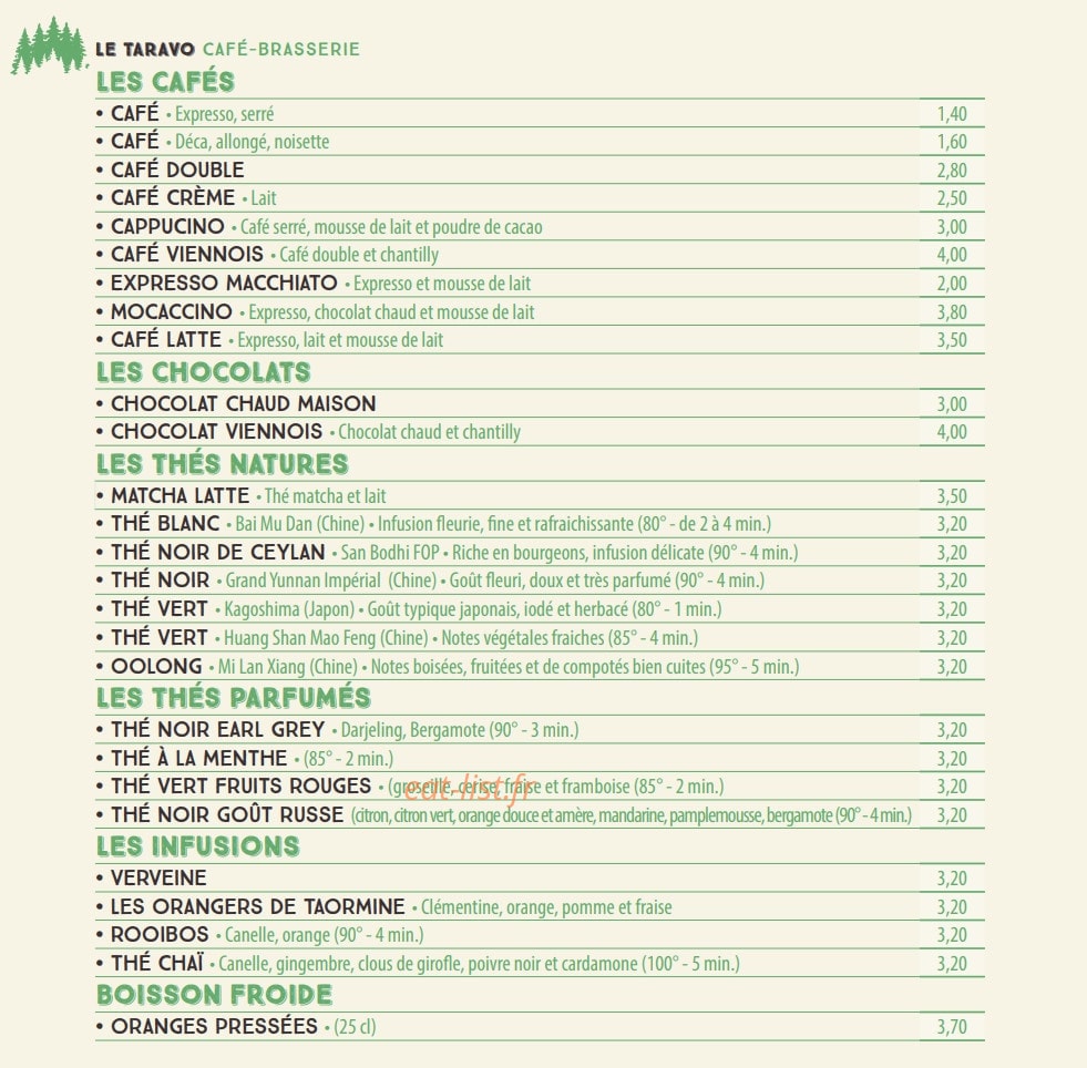 Le taravo — carte page 12