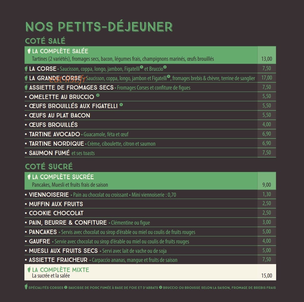 Le taravo — carte page 2