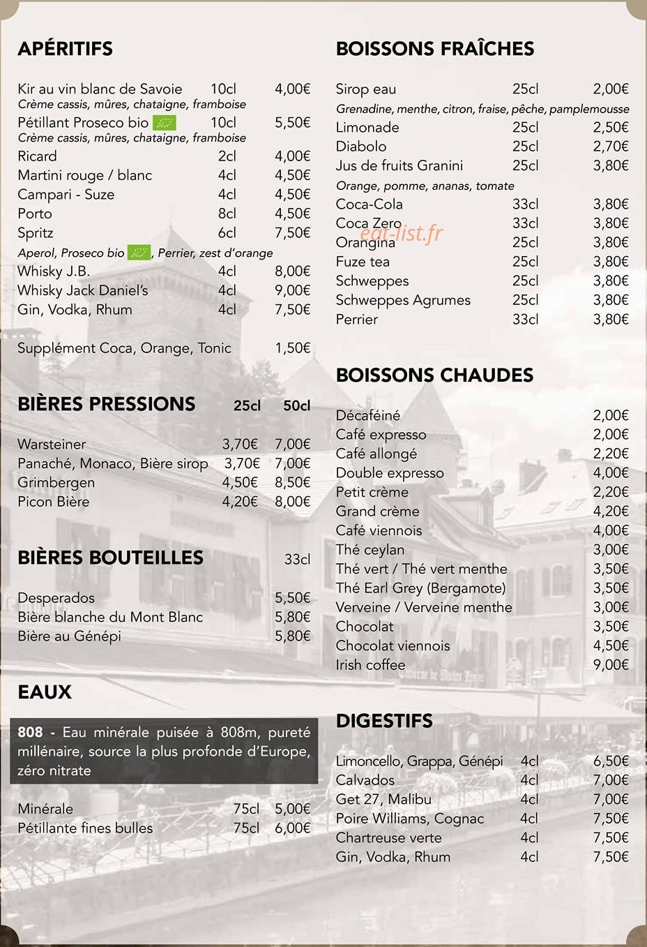 Le Vieil Annecy — carte page 2