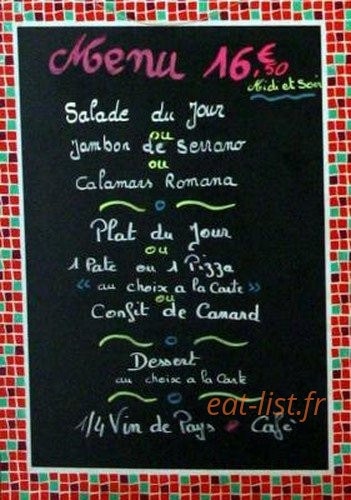 Le Vieux Cèdre — carte page 6