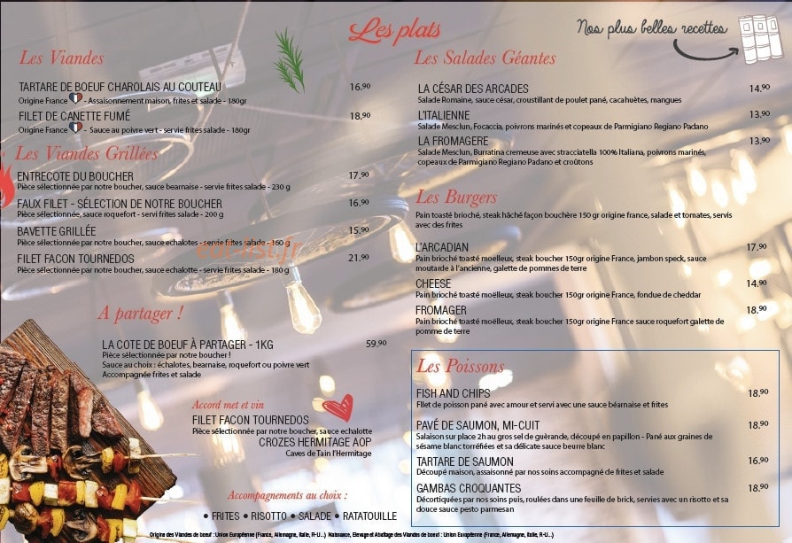 Les Arcades — carte page 2