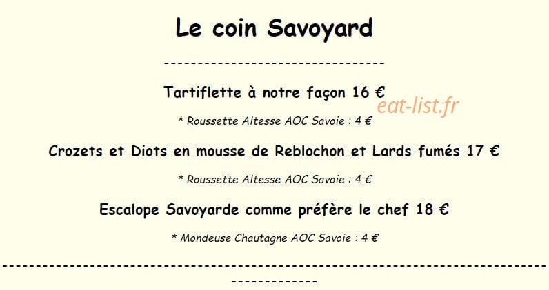 Les chineurs de la cuisine — carte page 8