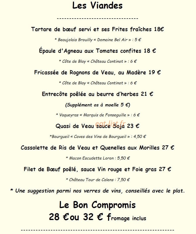 Les chineurs de la cuisine — carte page 3