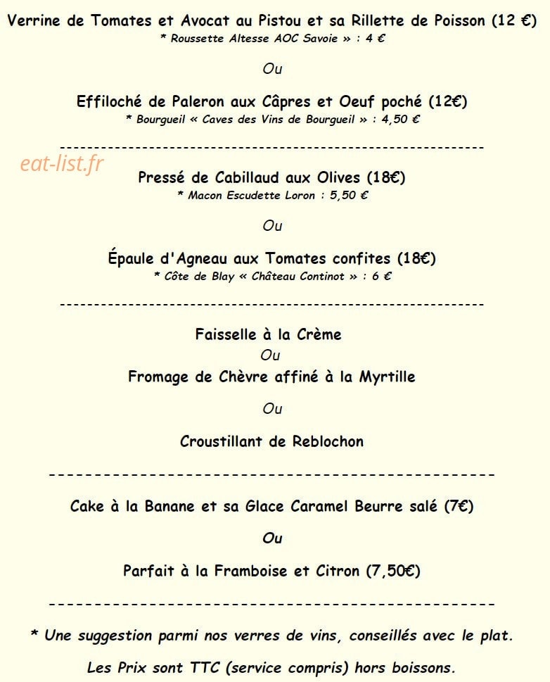 Les chineurs de la cuisine — carte page 4