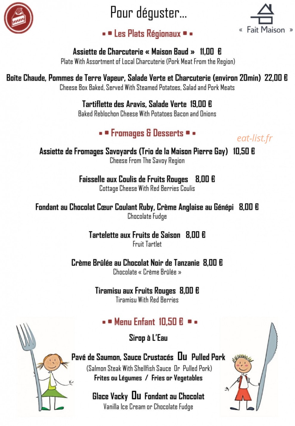 Les Cimes — carte page 2