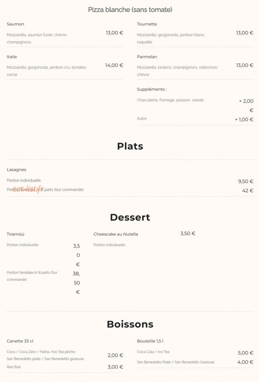 Mozza Mozza — carte page 2
