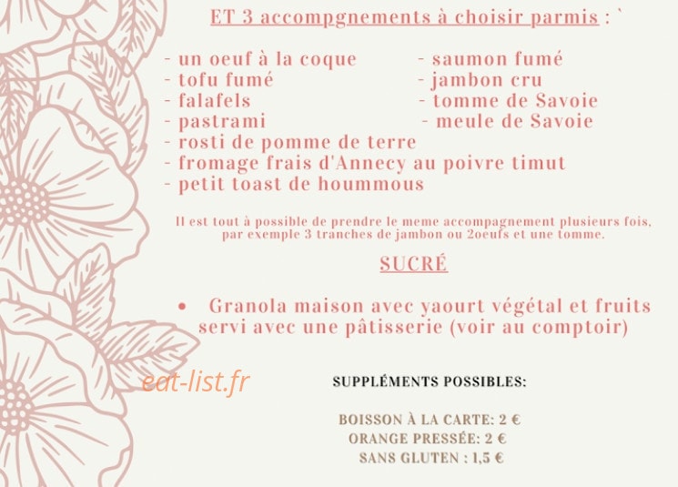 Mylk Tea Café — carte page 2