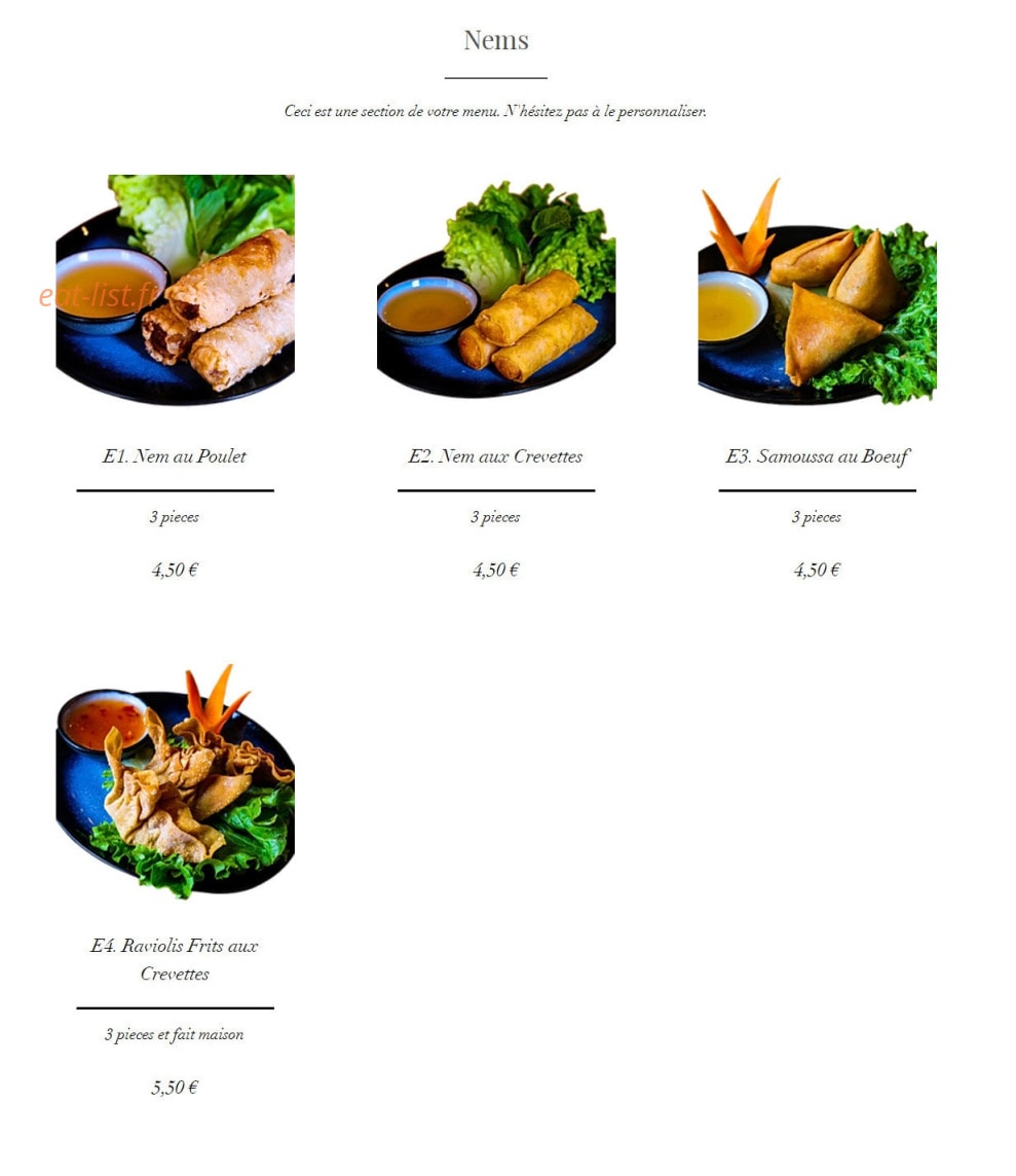 Nouilles nouilles — carte page 1