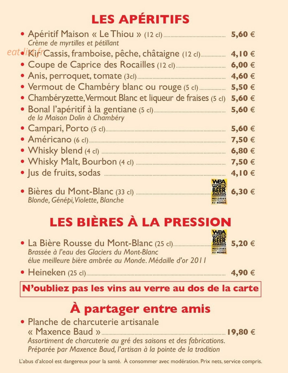 Ô Savoyard — carte page 1