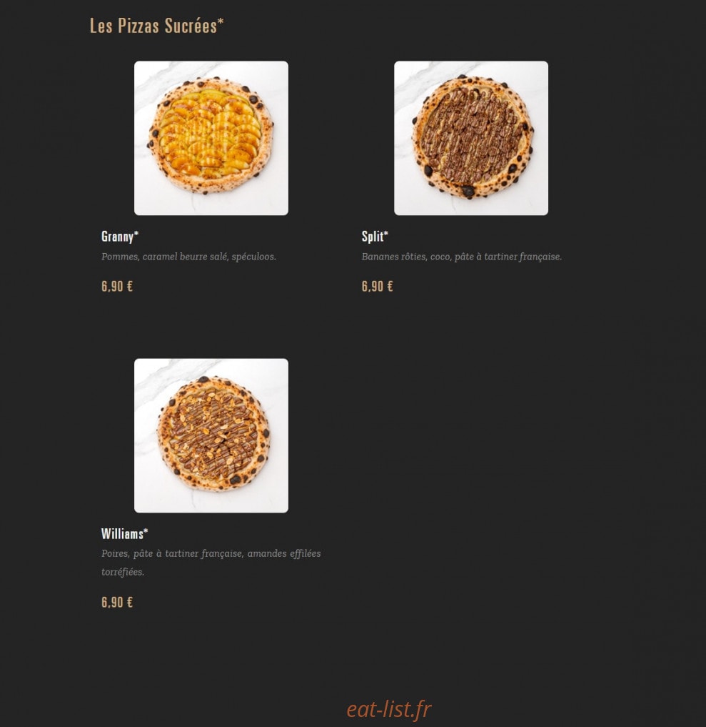 Pizza Cosy — carte page 6