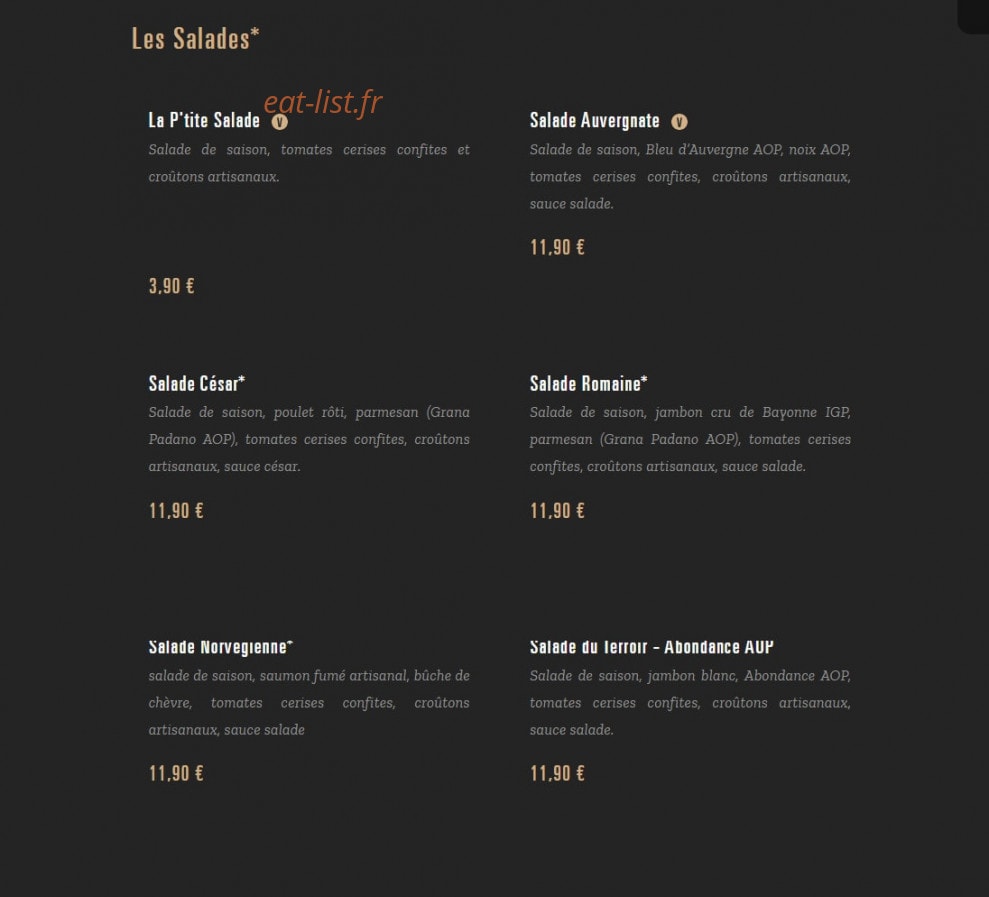 Pizza Cosy — carte page 4