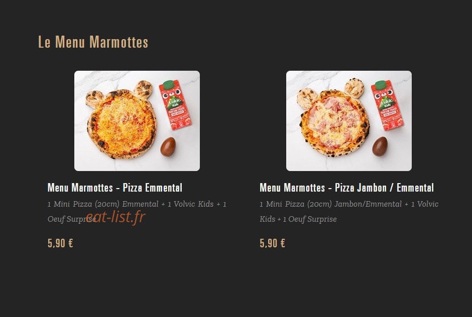 Pizza Cosy — carte page 12