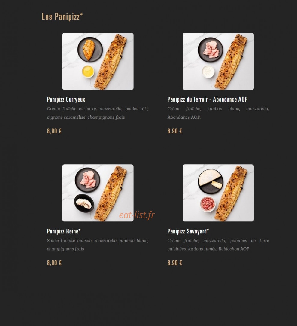 Pizza Cosy — carte page 5