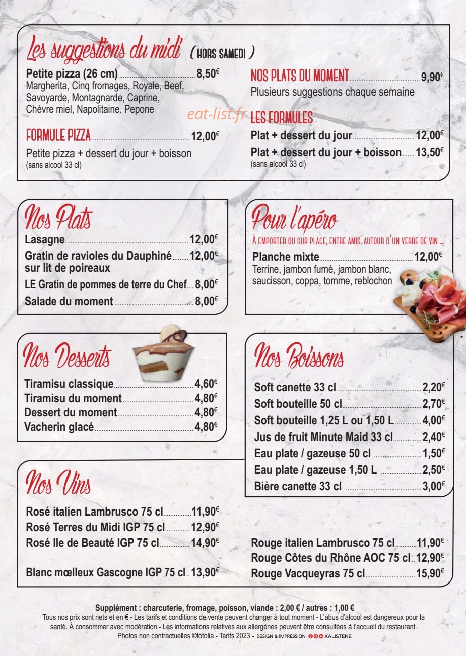 Pizza Pepone — carte page 3