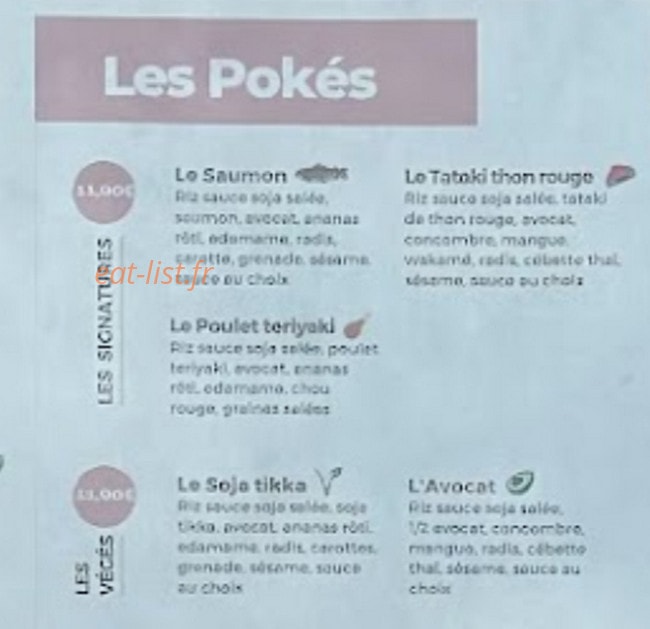 Poke Corner — carte page 2