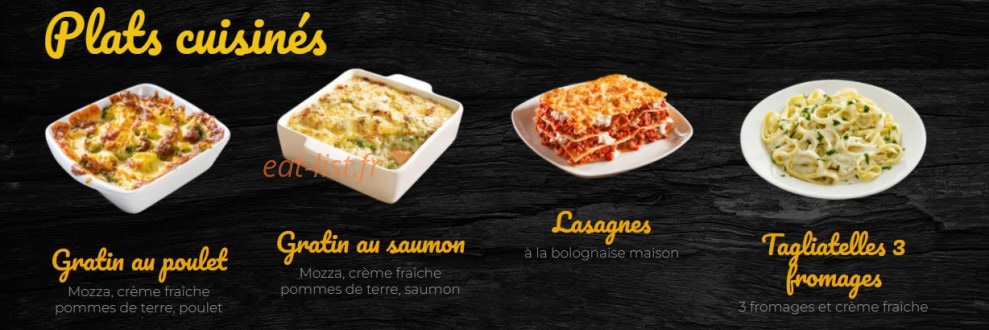 Pronto's Pizza — carte page 3