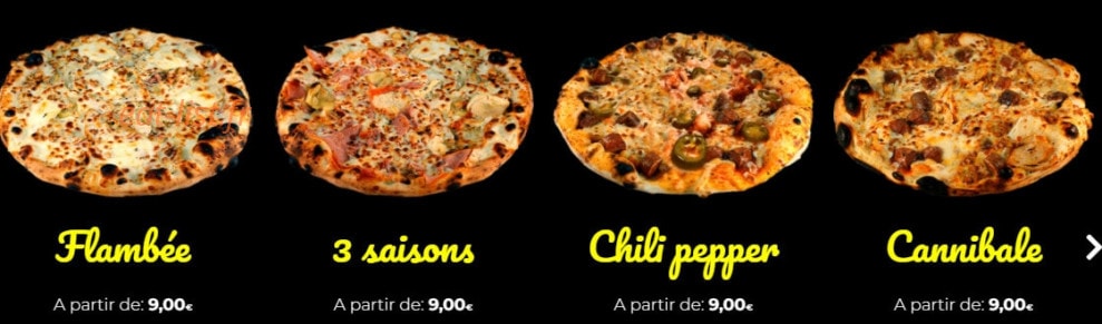 Pronto's Pizza — carte page 2
