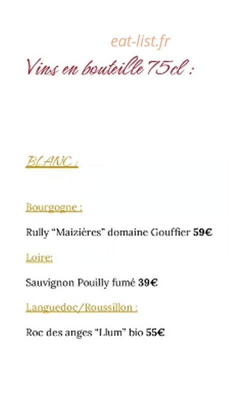 Ravigote — carte page 3