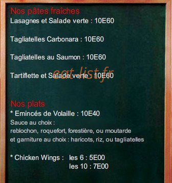 Restaurant Pizzeria 22 bis — carte page 4