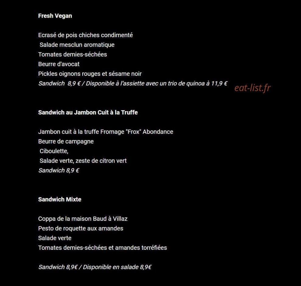 Sandwicae — carte page 2