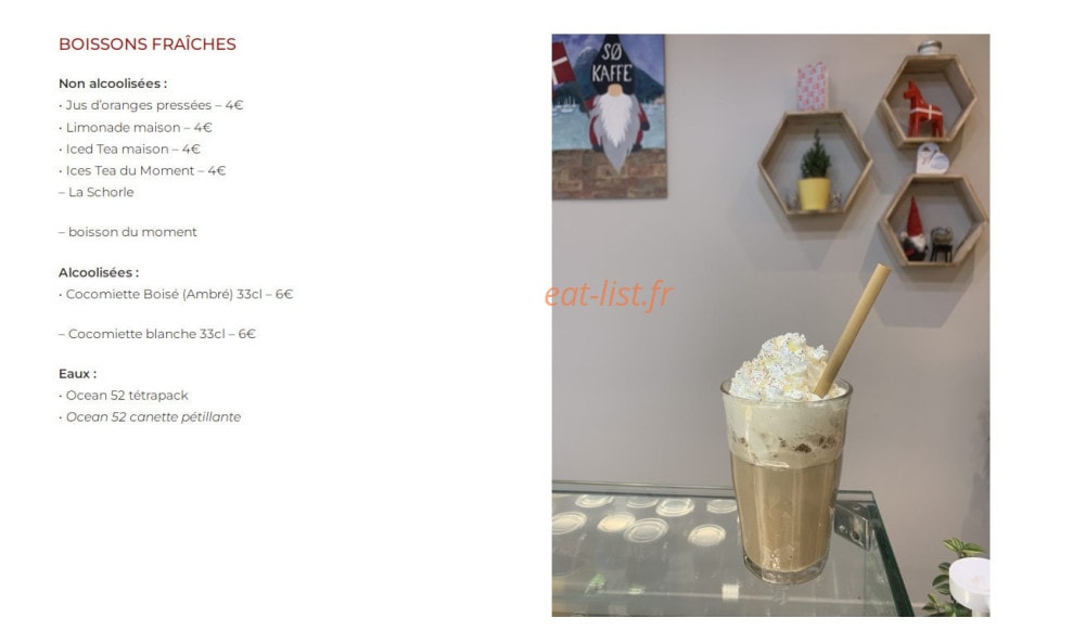 Sø Kaffe — carte page 4