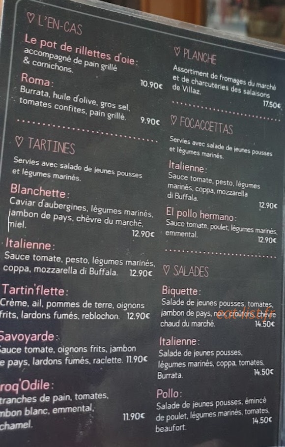 Tête de Cochon — carte page 1