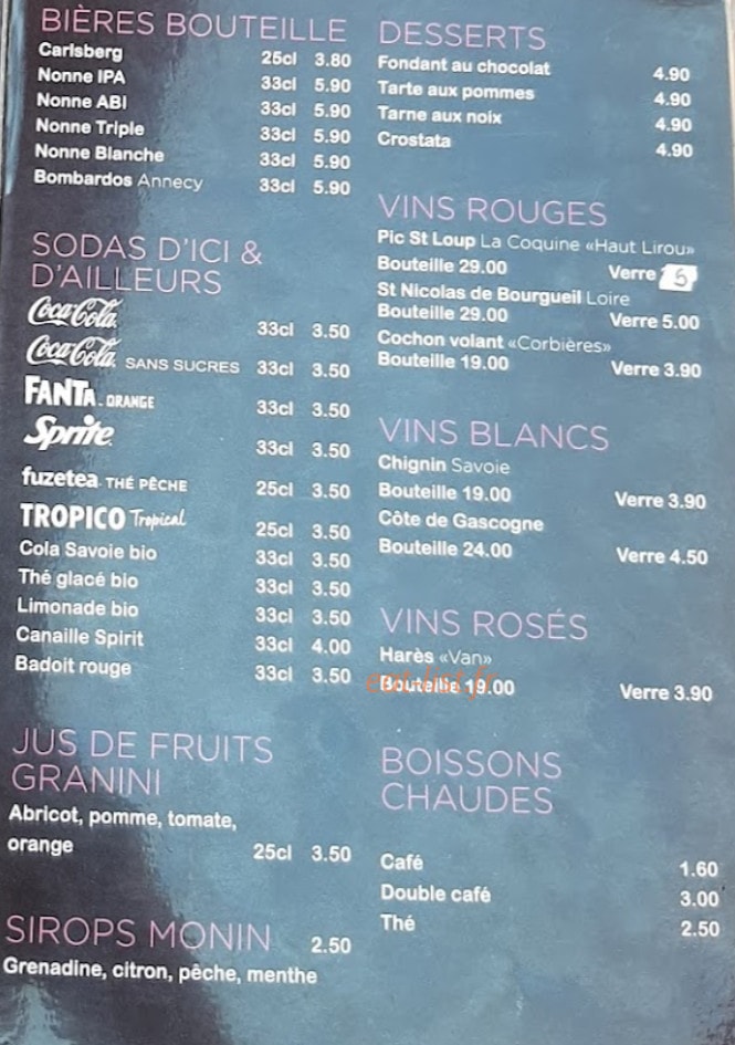 Tête de Cochon — carte page 2