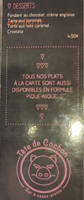 Tête de Cochon — carte page 3