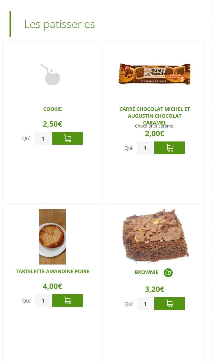 Urban Food — carte page 11