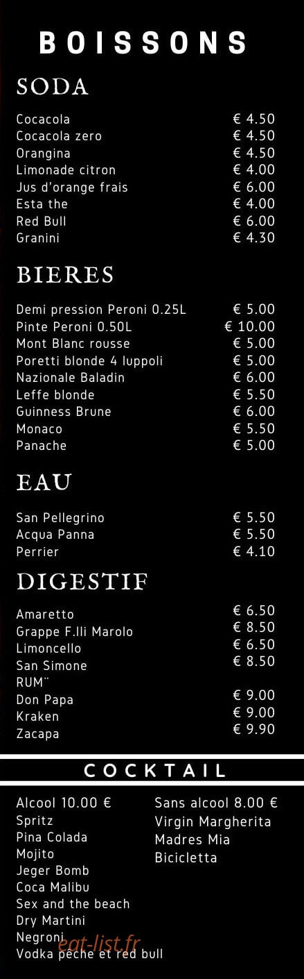Valevino — carte page 6