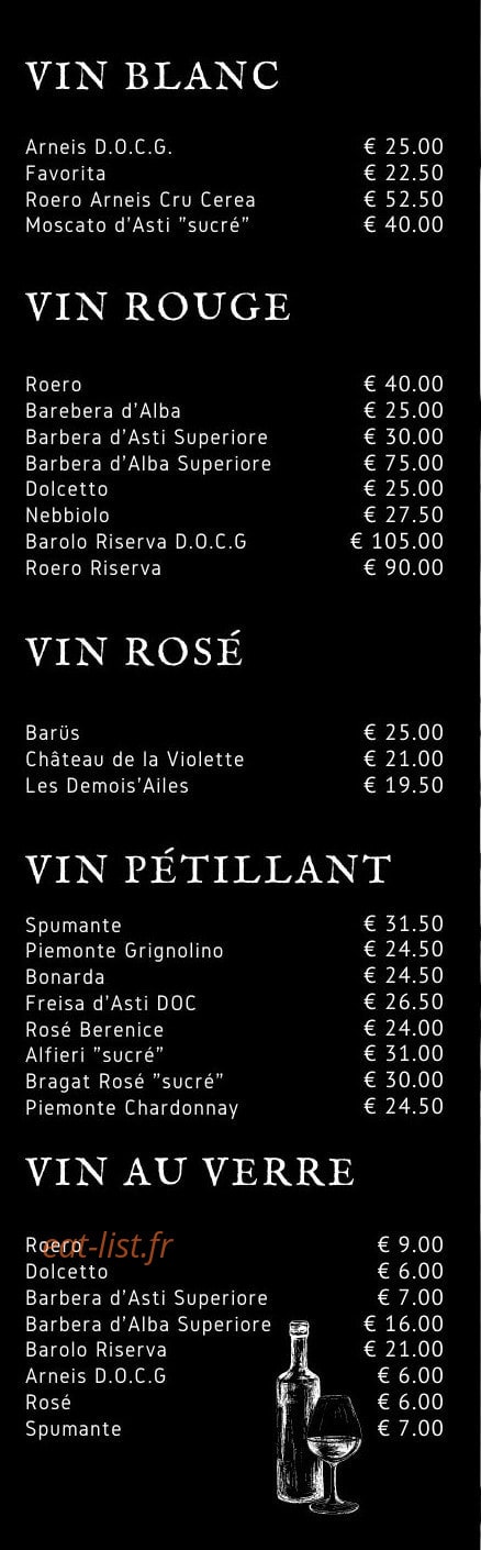 Valevino — carte page 5