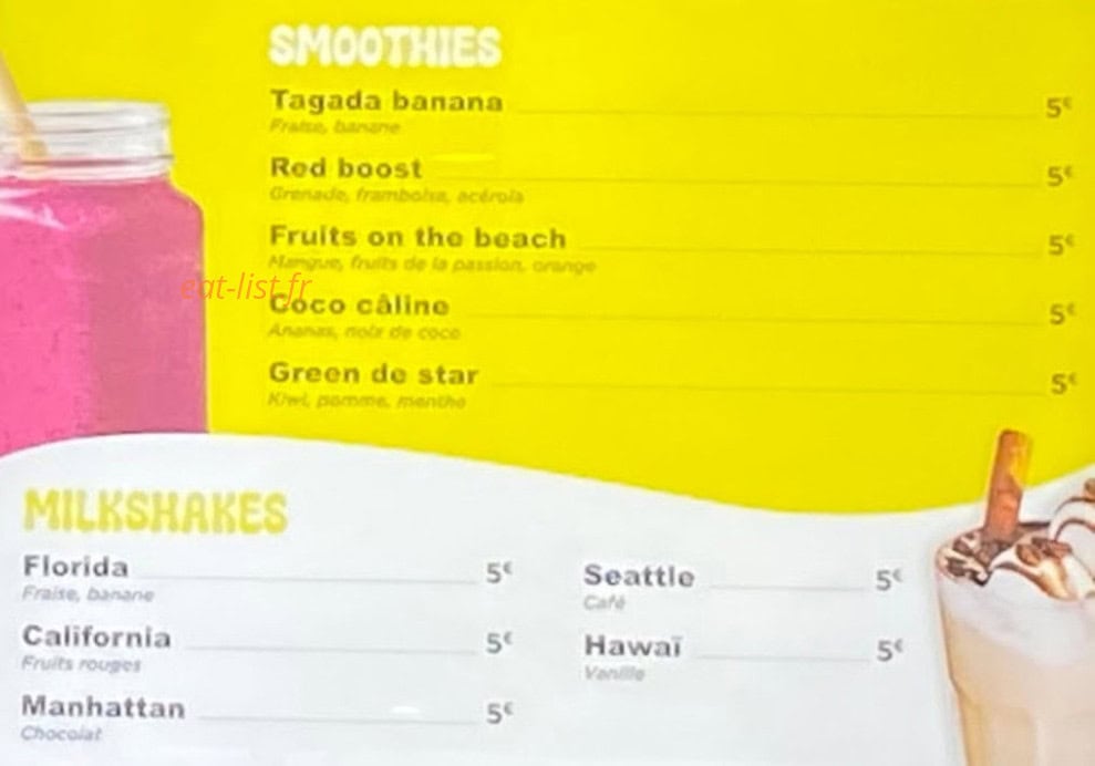 Waffle Coffee — carte page 5