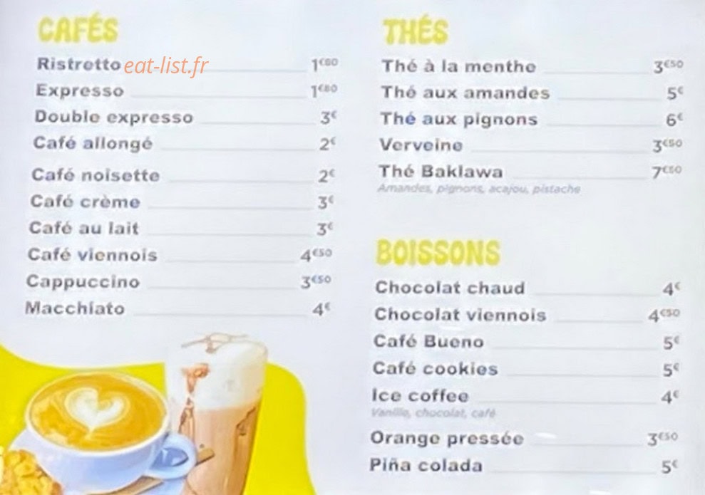 Waffle Coffee — carte page 4