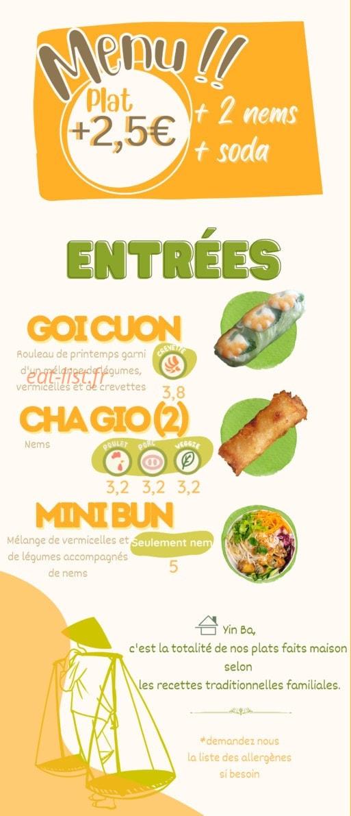 Yin Ba — carte page 1
