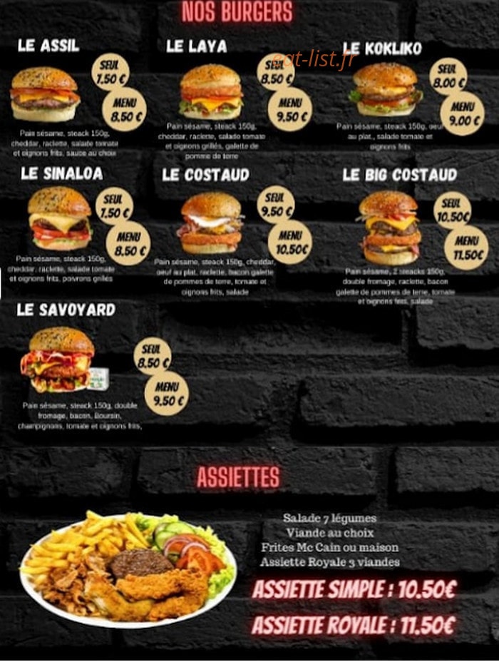 Assil food — carte page 6